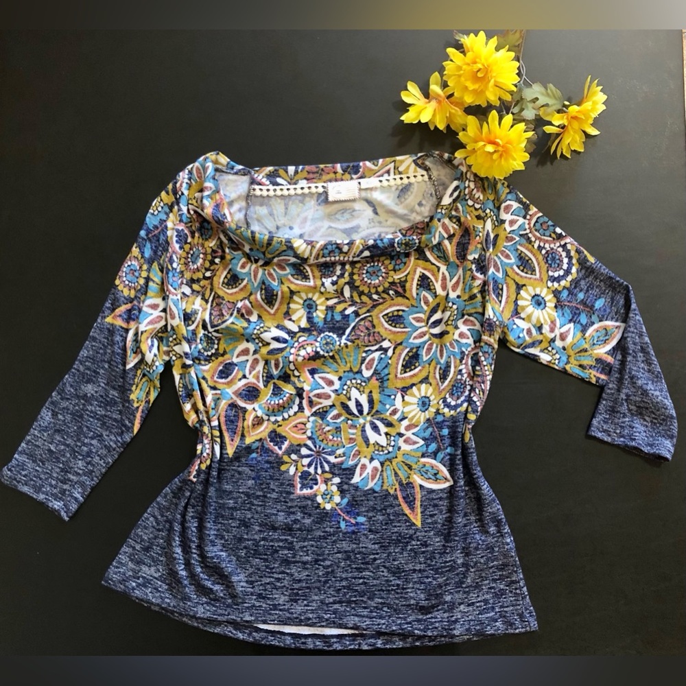 Anthropologie Postmark Jacaranda Cowl Boatneck Sweater